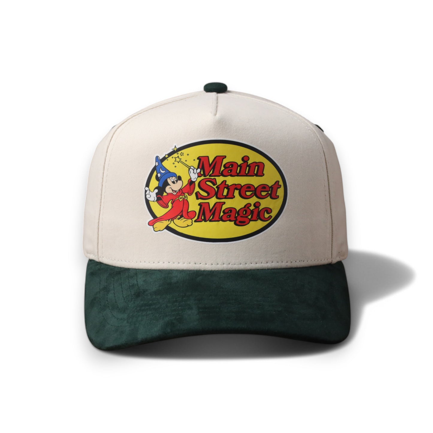 Main Street Magic Cream Green Suede Snapback