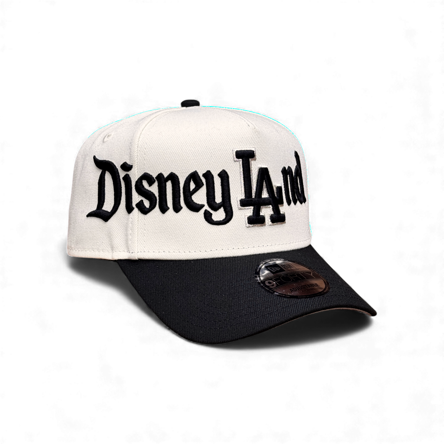 DSNYLAND Cream Black LA New Era Snapback