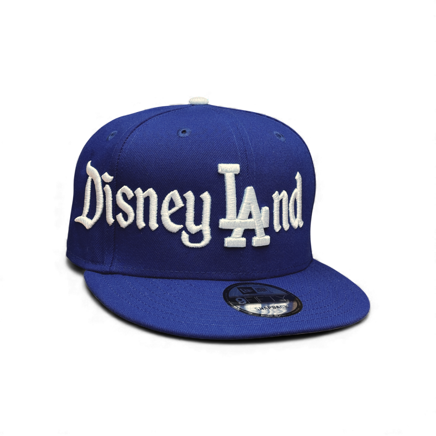 DSNYLAND Royal LA NE Flat Snapback