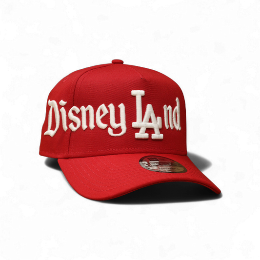 DSNYLAND Red LA New Era Snapback